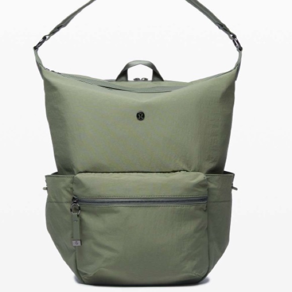 lululemon athletica Handbags - Lululemon Easy Days Backpack in Medium olive